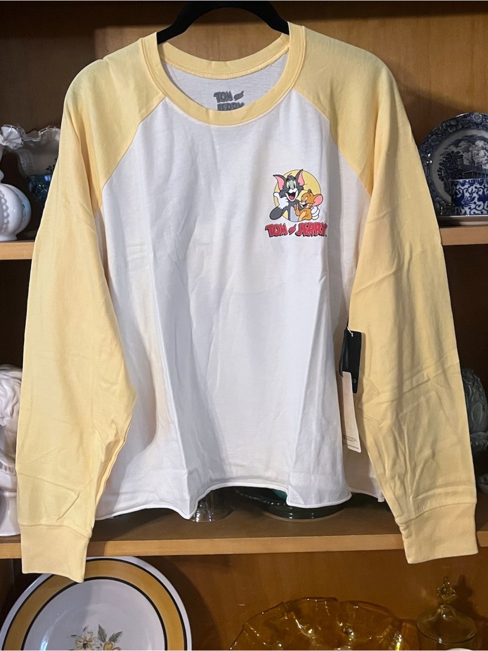 Torrid Warner Bros Tom & Jerry Oversized Raglan Crop Top Size 1